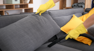 how to clean fabric sofa